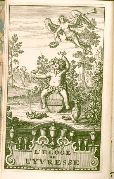 null SALLENGRE, Albert-Henri de. L'Éloge de l'Yvresse. 

La Haye, Pierre Gosse, 1714....