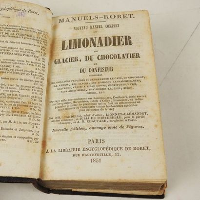 null CARDELLI (pseudonyme de DUVAL, Henri-Louis-Nicolas). Manuel du Limonadier et...