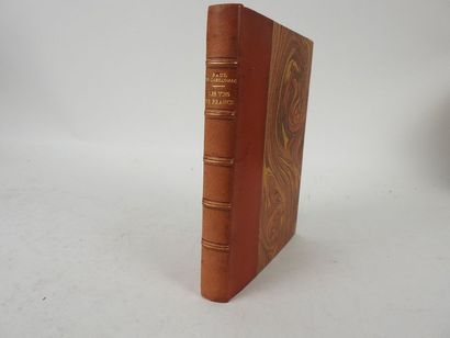null CASSAGNAC, Paul de. Les Vins de France.

Paris, Hachette, 1927. In-8, demi-chagrin...