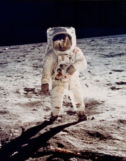 null Nasa. Mission historique Apollo 11. 20 juillet 1969. GRAND FORMAT. TRES RARE....