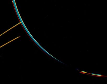 null NASA. Rare vision de l'anneau de Jupiter réalisée par la sonde Voyager 2. L'image...