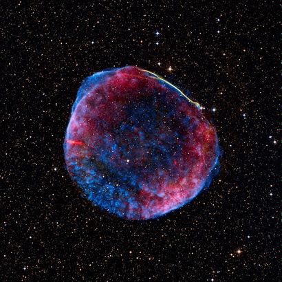 null Nasa. GRAND FORMAT. Impressionnante vue de la super Nova #SN1006 réalisée à...