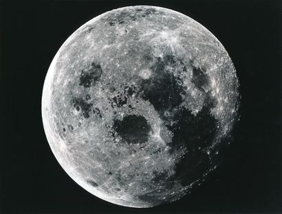 null Nasa. Mission Apollo 11. Magnifique pleine Lune à l'arrivée des astronautes...