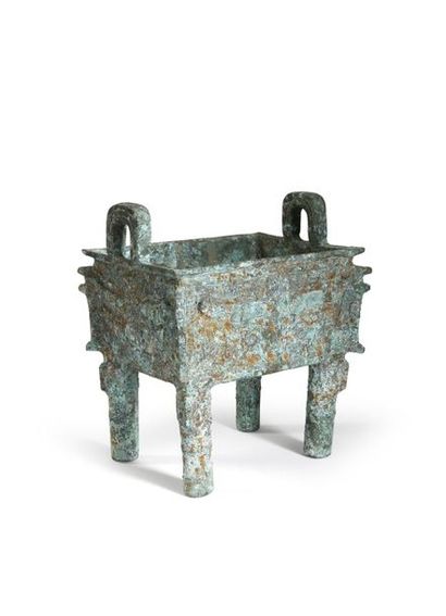 null Important Fang Ding
Bronze
Chine
Dynastie Western Zhou, 1200 - 1000 avant J.-...