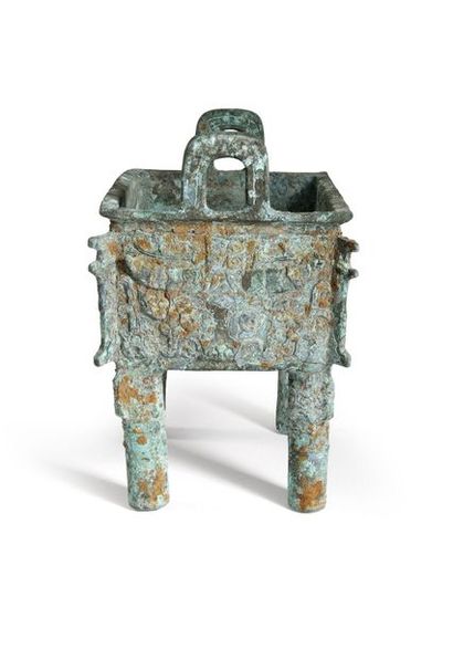null Important Fang Ding
Bronze
Chine
Dynastie Western Zhou, 1200 - 1000 avant J.-...