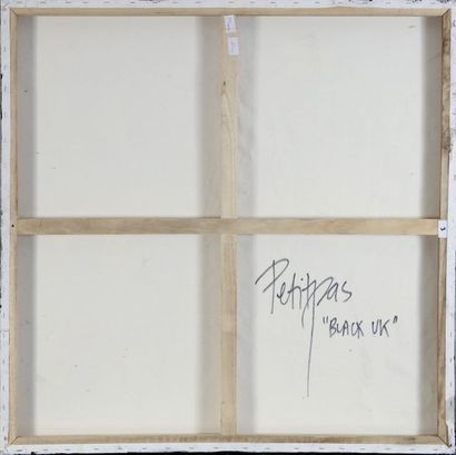 SOPHIE PETITPAS (NÉE EN 1960) «Black UK»
Technique mixte sur toile signée, et titrée...