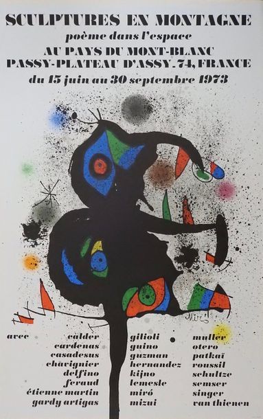 null Joan Miro (d'après)

Affiche de l’exposition sculptures en montagne en 1973

85,5...