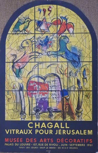 null Marc Chagall (d'après)

Affiche pour l'exposition au musée des arts decoratifs,...