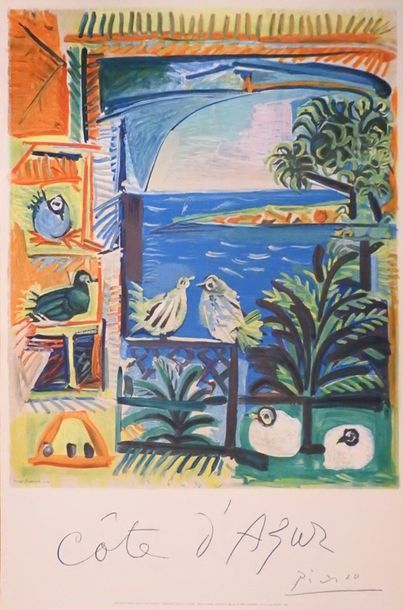 null Pablo Picasso (d'après)

Affiche Côte d'Azur 

Imprimerie Mourlot

100 x 66...