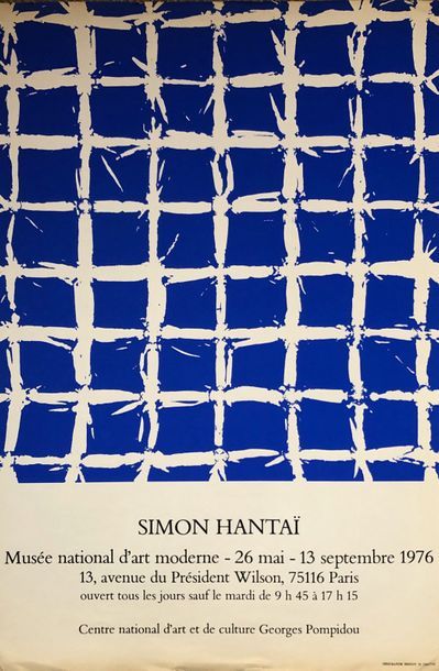 null Simon Hantaï (d'après)

Affiche de l'exposition au Musée d'Art Moderne, 1976

76...