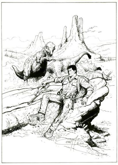 null CORIA Felicimo

?Bob Morane

Grande illustration représentant Bob dans un combat...