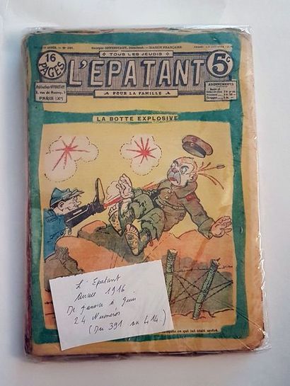 null L'EPATANT

Ensemble des fascicules du premier semestre de l'année 1916 (numéros...