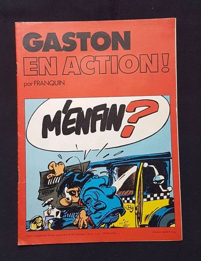 null * FRANQUIN

Gaston en action, tirage publicitaire édité par Chevron, très bon...