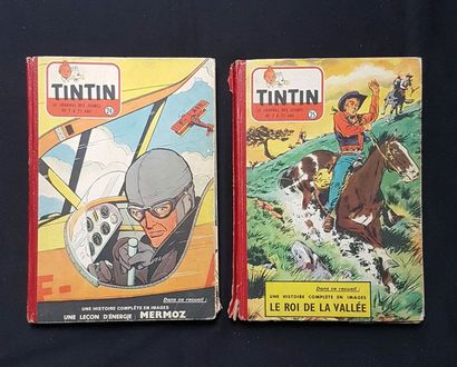 null * JOURNAL DE TINTIN

Reliures 24 et 25 du journal de Tintin

Etat moyen, cahiers...