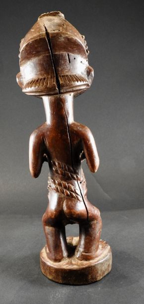null Fétiche féminin.Bois sculpté.Luba..Congo.H: env 15cm.