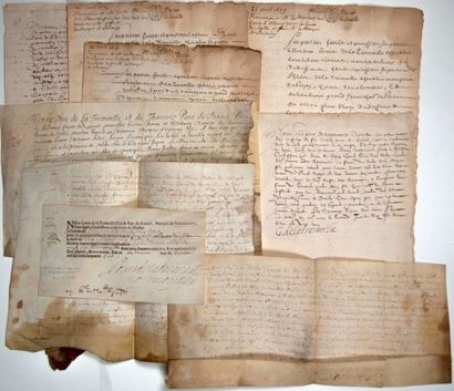 null DEUX-SÈVRES. DUCS DE TRÉMOILLE ET DE THOUARS. 9 Documents (1620 - 1670)
Pièce...