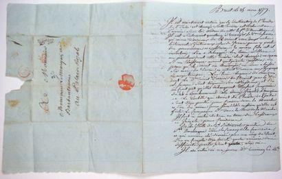 null GUERRE D'AMÉRIQUE (1775-1783). Nouvelles à la main de BREST (29) le 15 Mars...