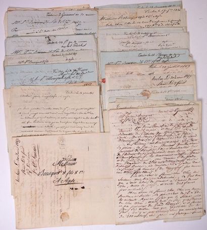 null VAR. COMMERCE MARITIME. TOULON (83). 53 Lettres de 1796 à 1829 - 53 Lettres...