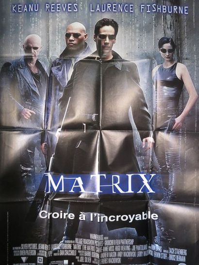 null "MATRIX" (1999) par les frères Wachowski avec Kaenu Reeves, Laurence Fish Burne.

Affiche...