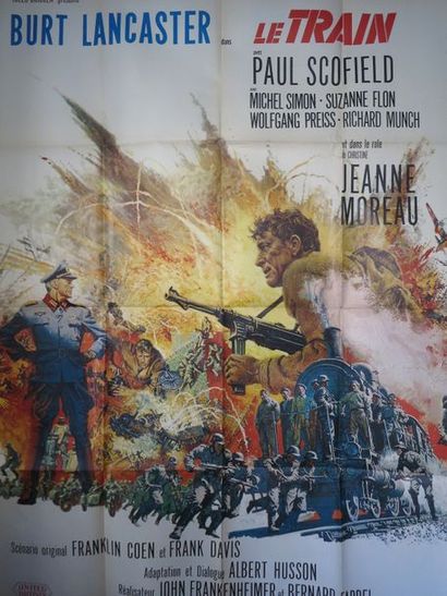 null "LE TRAIN" (1964) de John Frankenheimer avec Burt Lancaster, Jeanne Moreau,...