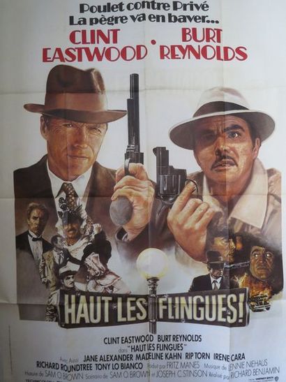 null "HAUT LES FLINGUES " (1985) de Richard Benjamin avec Clint Eastwood, 

 Burt...