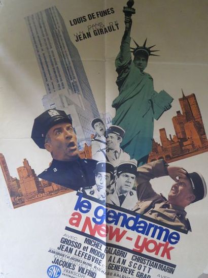 null "LE GENDARME À NEW-YORK" (1966) de Jean Girault avec Louis de Funès, 

 Michel...