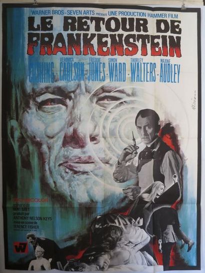 null "LE RETOUR DE FRANKENSTEIN" (1958) de Terence Fisher avec Peter Cushing, 

...