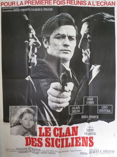 null "LE CLAN DES SICILIENS" (1969) de Henri Verneuil avec Jean Gabin, Alain Delon,...