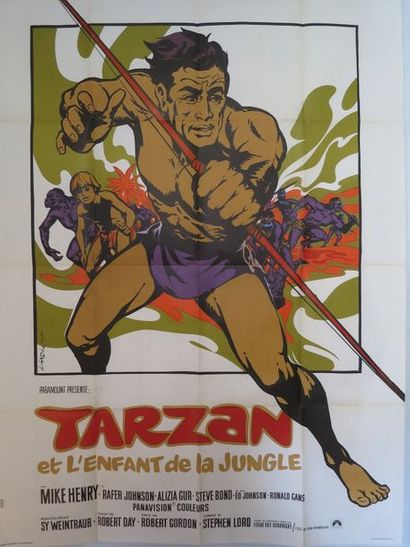 null "TARZAN ET L'ENFANT DE LA JUNGLE" (1968) de Robert Day avec Mike Henry.

Affiche...