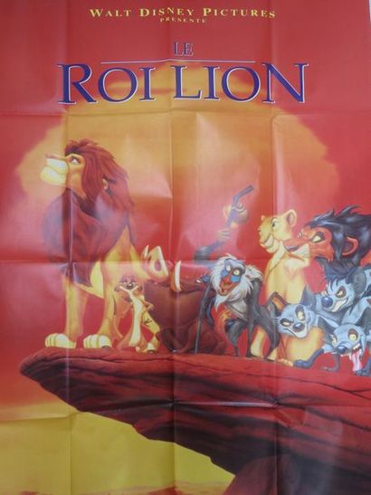 null "LE ROI LION" (1994) Dessin animé de Walt Disney. 

Affiche 1,20 x 1,60.