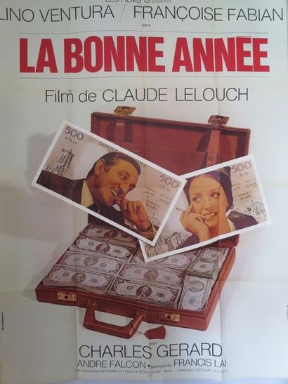 null "LA BONNE ANNÉE" (1973) de Claude Lelouch avec Lino Ventura, Françoise Fabian.

Affiche...