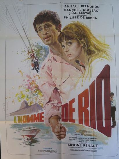 null "L’HOMME DE RIO" (1964) de Philippe de Broca avec Jean-Paul Belmondo, 

 Françoise...