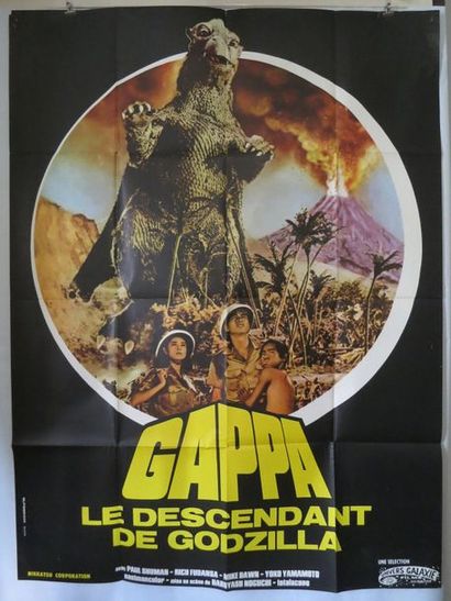 null "GAPPA, LE DESCENDANT DE GODZILLA" (1973) film d’animation japonais de 

 Harayasu...