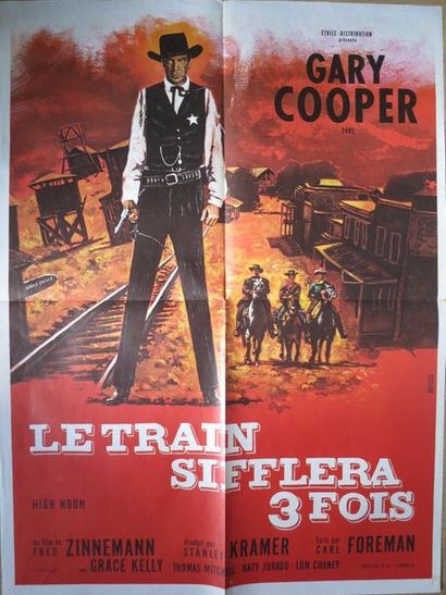 null "LE TRAIN SIFFLERA 3 FOIS" (1952) de Fred Zinnemann avec Gary Cooper, 

 Grace...
