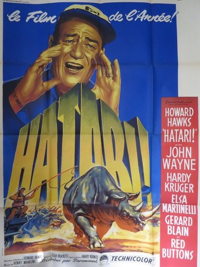 null "HATARI!" (1962) de Howard Hawks avec John Wayne, Elsa Martinelli.

Affiche...