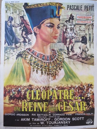 null "CLEOPATRE, UNE REINE POUR CESAR" (1962) de W. Tourjansky 

 avec Pascale Petit,...