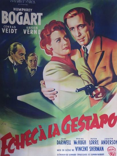 null "ÉCHEC À LA GESTAPO" (1942) de Vincent Sherman avec Humphrey Bogart.

Affiche...
