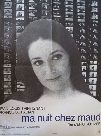 null "MA NUIT CHEZ MAUD" (1969) de Éric Rohmer avec Françoise Fabian, 

 Jean-Louis...