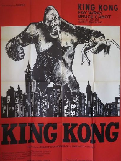 null "KING KONG" (1933) de E.B. Schoedsack, Merian C. Cooper avec Fay Wray.

Affiche...