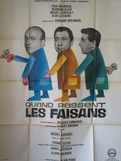 null "QUAND PASSENT LES FAISANS" (1965) de Edouard Molinaro avec Bernard Blier, 

...
