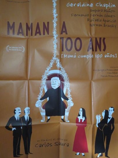 null "MAMAN À 100 ANS" (1979) de Carlos Saura avec Geraldine Chaplin.

Affiche 1,20...