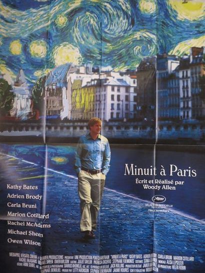 null "MINUIT À PARIS" (2011) de Woody Allen avec Owen Wilson.

Affiche 1,20 x 1,60...