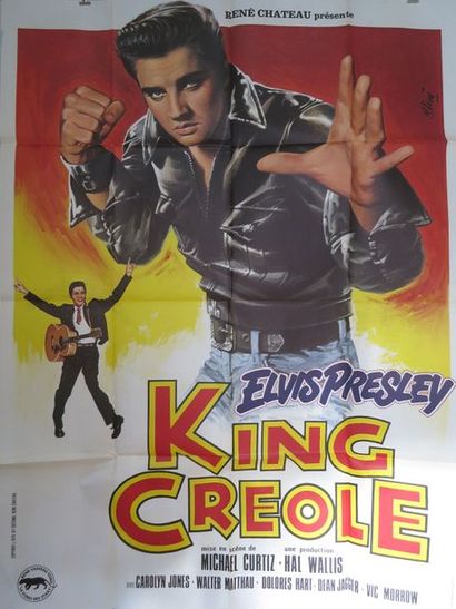 null "KING CREOLE" (1958) de Michael Curtiz avec Elvis Presley.

Affiche 1,20 x 1,60....