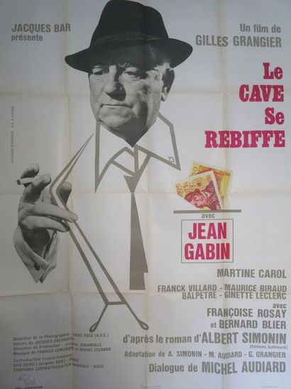 null "LE CAVE SE REBIFFE" (1961) de Gilles Grangier avec Jean Gabin.

Affiche 1,20...