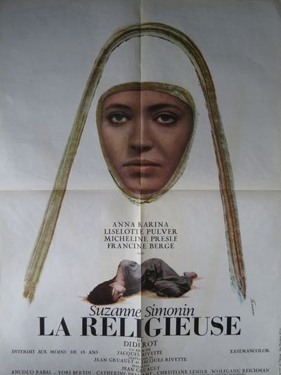 null "LA RELIGIEUSE" (1967) de Jacques Rivette avec Anna Karina.

de Diderot	 Affichette...