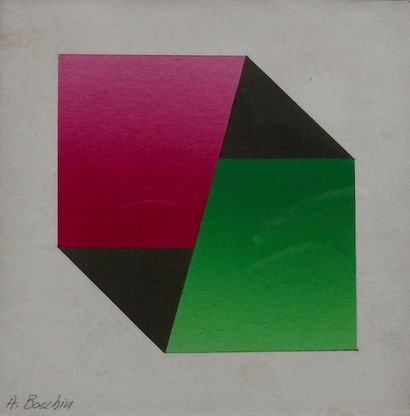 null Aldo Boschin (né en 1942) 

Composition, 1980

Acrylique sur papier signé en...