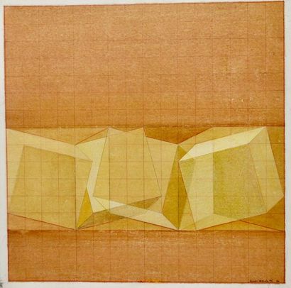 null Guido Zanoletti (1933 – 2014)

Composition, 1980

Technique mixte sur papier...
