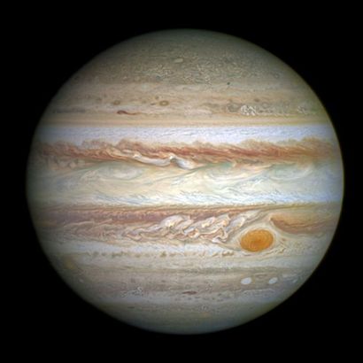 Nasa. Vue de la planète Jupiter le 21 avril...