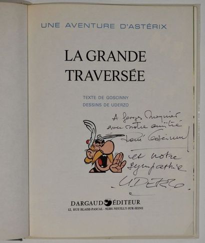 null UDERZO Albert
Asterix
Bel envoi comportant les signatures de Goscinny et Uderzo...