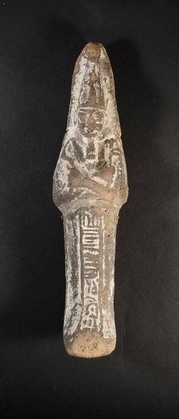 null Oushepti – Osiris avec inscriptions

Terre cuite 16,5 cm, restaurations

Dans...